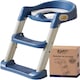 Reductor WC copii cu scara ZAFIT®, Pliabil, Portabil, colac suprafata de siguranta antialunecare, antiderapant, Albastru