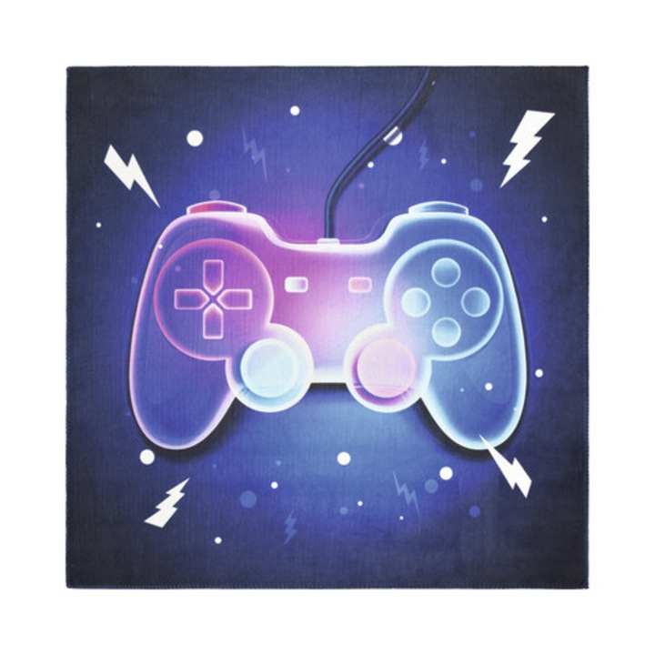 Covor Camera Copiilor Gaming Controller 100x100 Cm