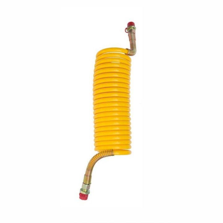 Furtun aer frana M16, spiralat 6m, galben, Hico PPN013