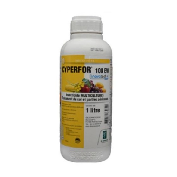 Insecticid de contact si ingestie, asupra unui numar mare de insecte daunatoare, Cyperfor 100 EW, 1 L