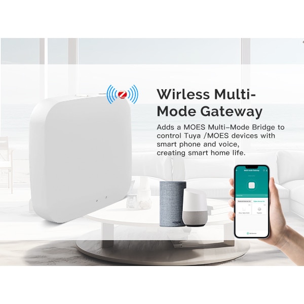 New 2nd Generation Multi-Mode Smart Home Gateway ZigBee WiFi Bluetooth Mesh  Hub