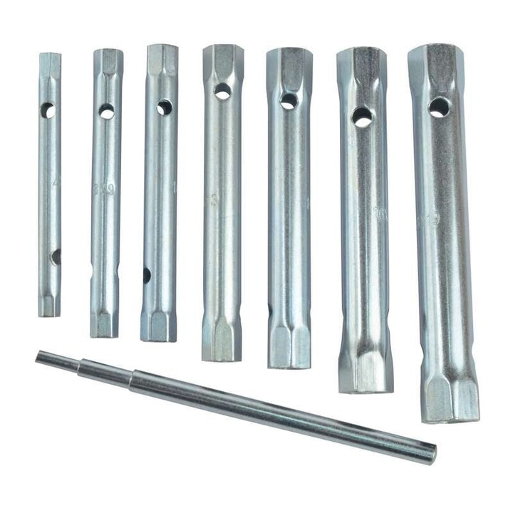 Set chei tubulare Mannesmann 26708, Ø6-19 mm, 8 piese