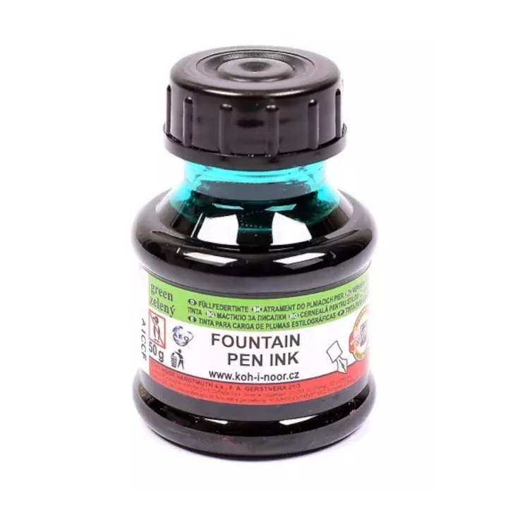 Set 2 x Cerneala Verde, 50 g, Koh-I-Noor