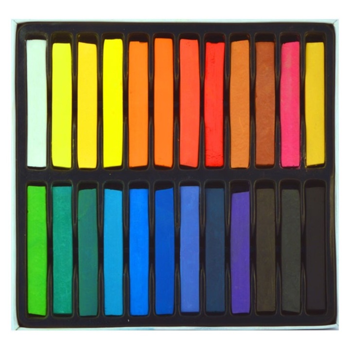 Set 24 pastel cretat moale