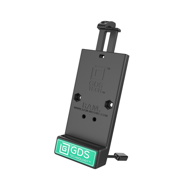 Docking pentru telefon auto Ram Mounts GDS, pentru IntelliSkin, incarcare rapida, negru