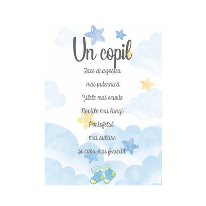 Tablou Un Copil Baiat 50x70 Cm