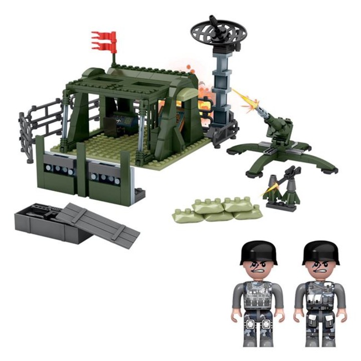 Caramizi de Constructie Baza Militara cu 2 Figurine 303 piese