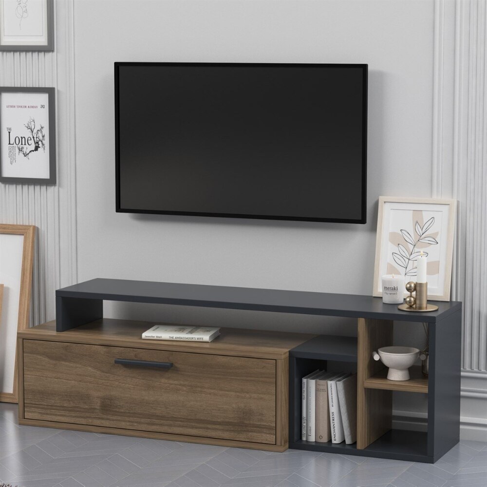 Comoda TV, Quasar & Co.®, mobilier living, 120 x 29 x 38 cm, MDF ...
