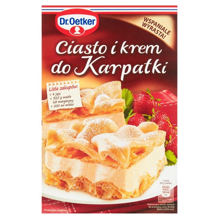 Crema pentru prajituri, Dr. Oetker, 380 g