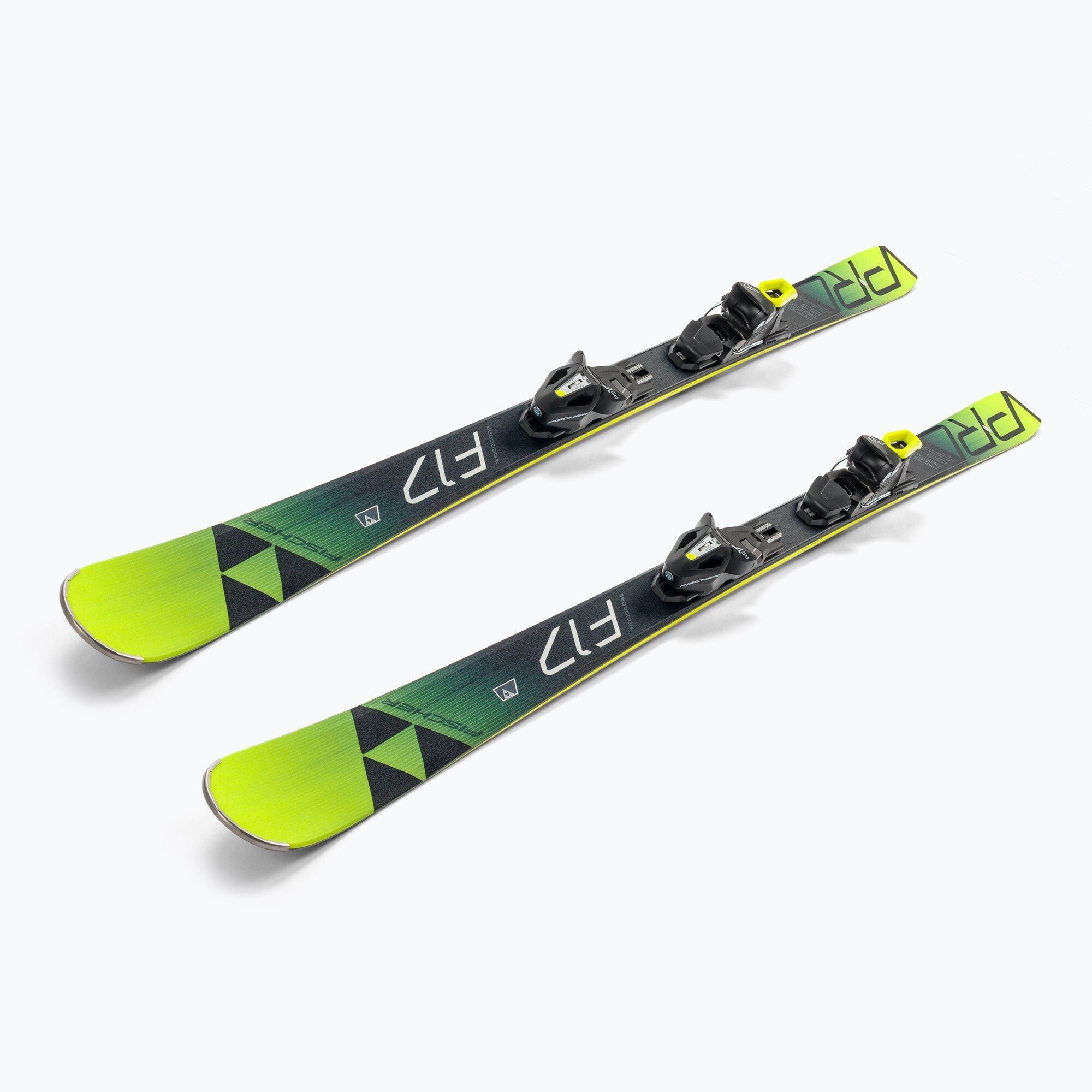 Skiuri, Fischer, Progressor F17 TPR, Flexibil, Negru si galben
