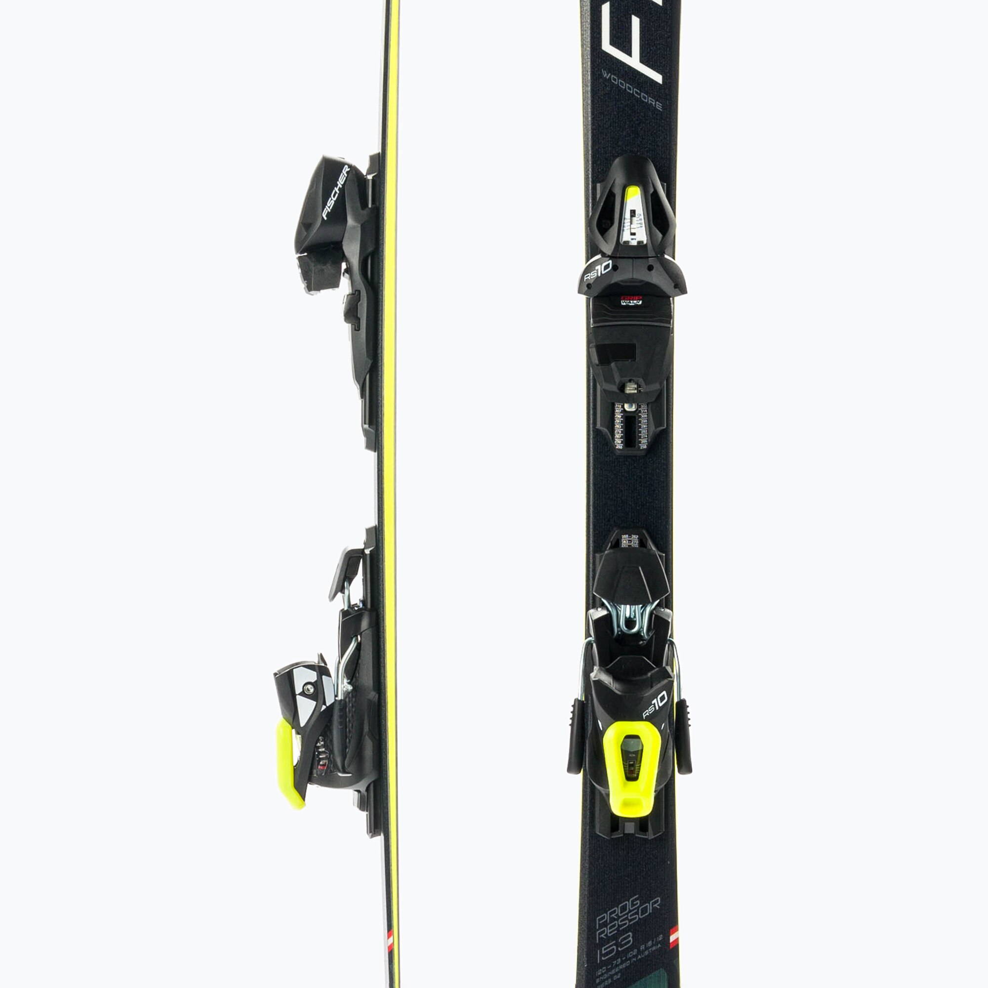 Skiuri, Fischer, Progressor F17 TPR, Flexibil, Negru si galben