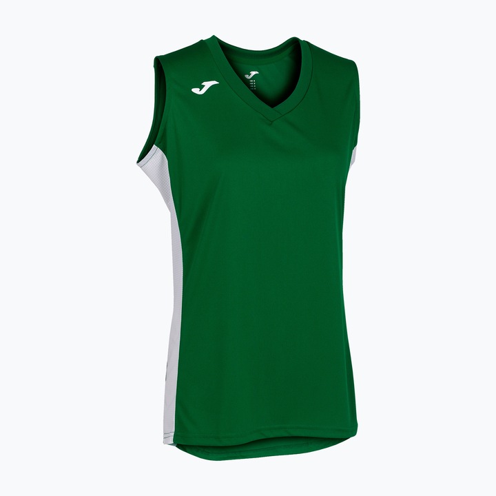 Tricou dama, Joma, Poliester, Verde/Alb, Alb/Verde, XL