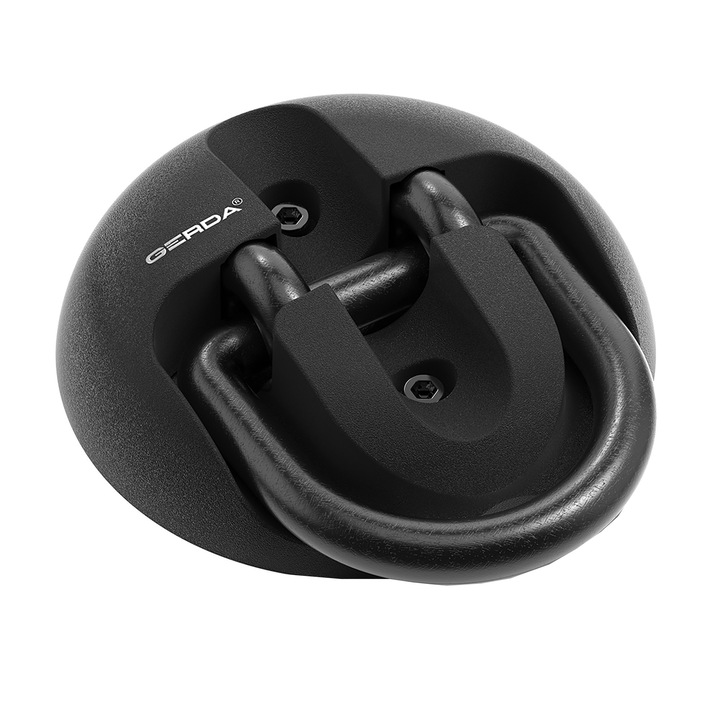 Suport bicicleta de perete/podea, Gerda, Land 14, PVC, Negru, 14 mm