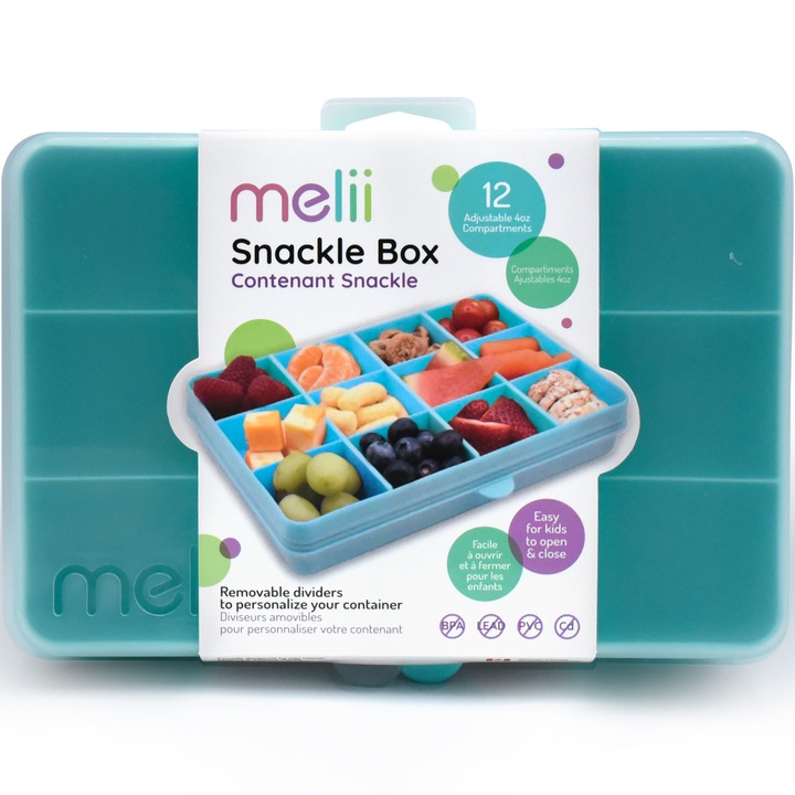 Кутия за закуски Melii, За бебета и деца, Син