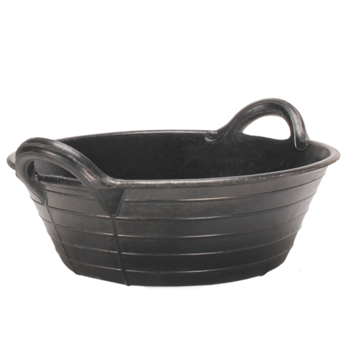 Etető csúszda, Kiváló, Gumi, 11 l, Fekete