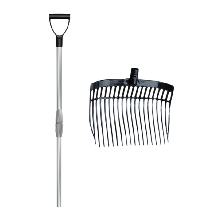 Вила Vplast, Пластмаса/Алуминий, Черен