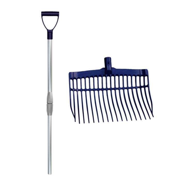 Вила Vplast, Пластмаса/Алуминий, Тъмносин