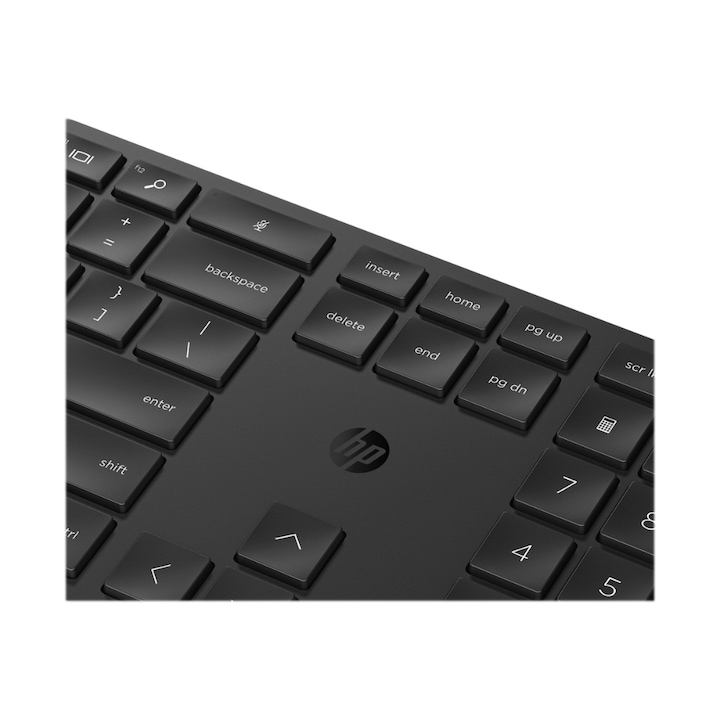 Set tastatura, mouse wireless, HP, 4000dpi, Negru