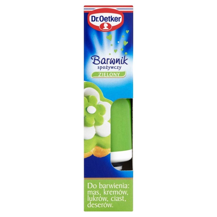 Colorant alimentar, Dr. oetker, Verde, 10 g