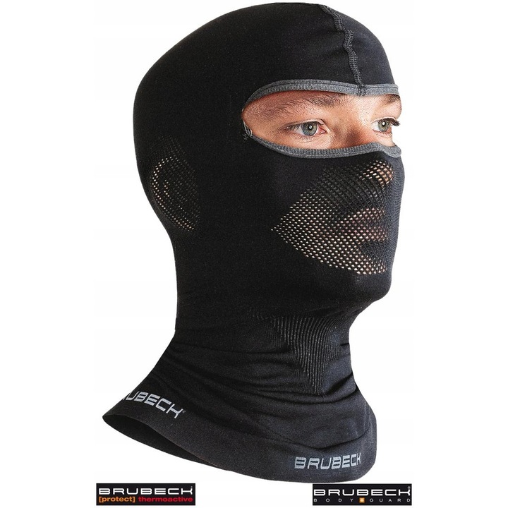 Sportsapka, Brubeck, Thermoactive, Fekete, S/M