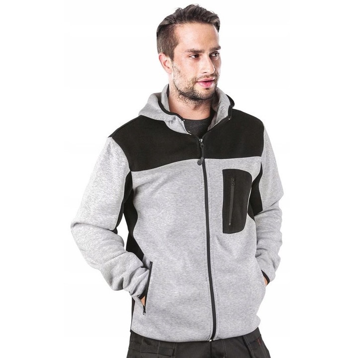 Jacheta de lucru de iarna, Leber Hollman, Poliester, Gri, L