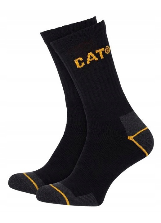 Работни чорапи, Caterpillar, памучни, черни, Черен