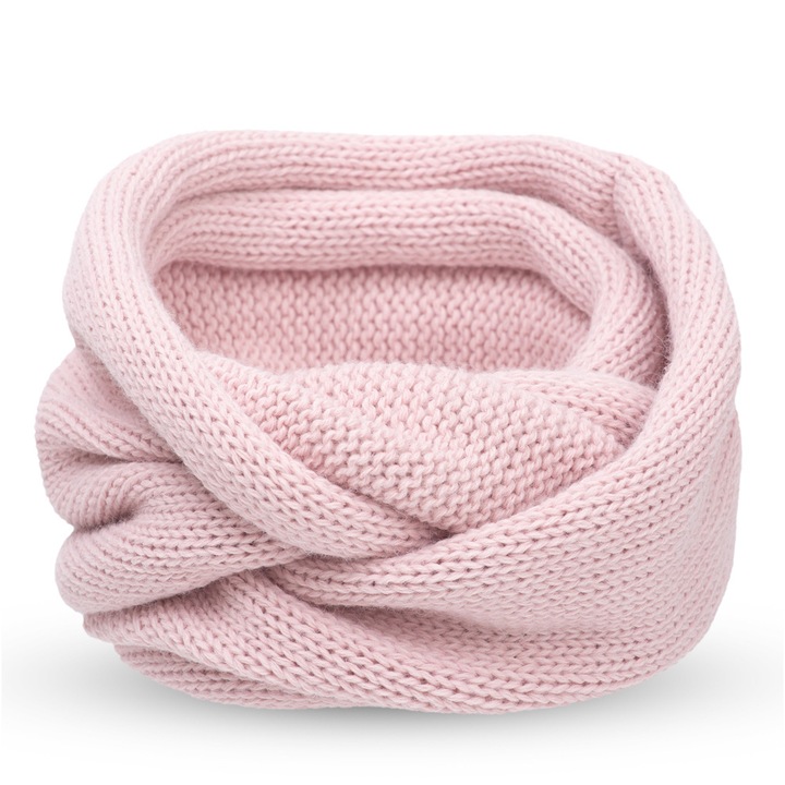 Fular circular mare, Pentru Femei, Nandy, Roz