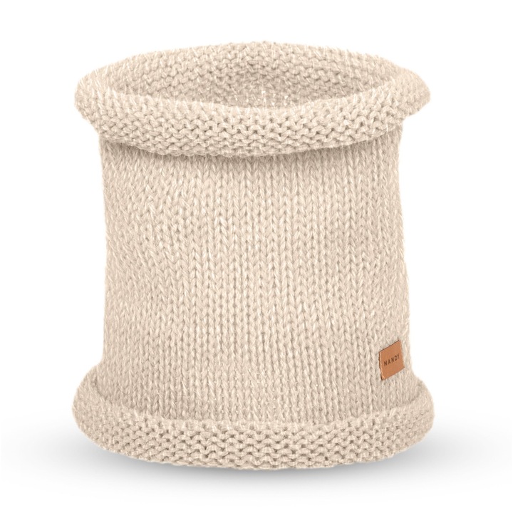 Fular circular, Pentru Femei, Nandy, Bej