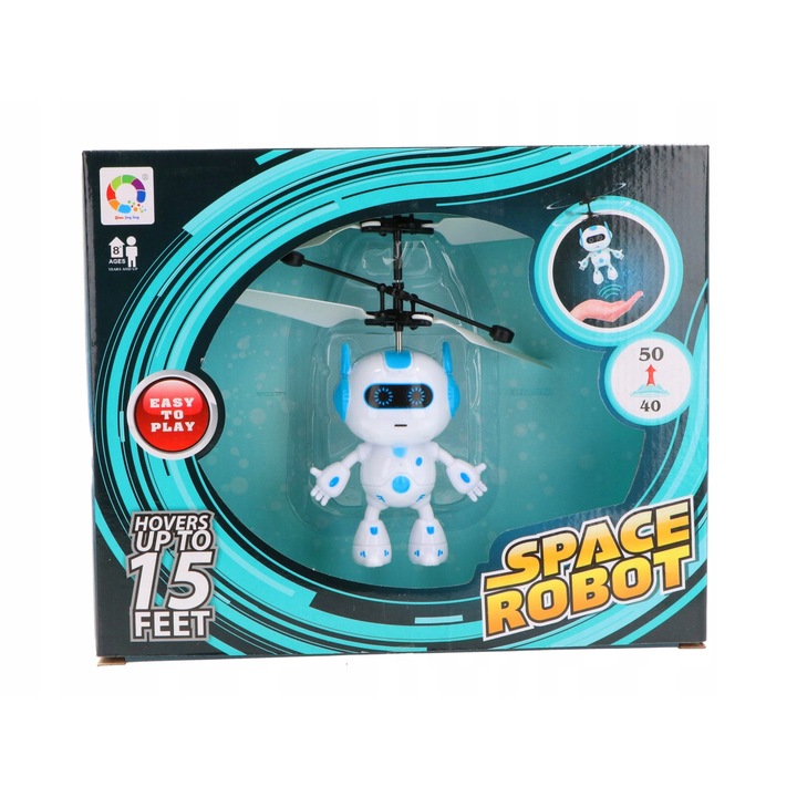 Играчка робот, Пластмаса, 8+, Многоцветен