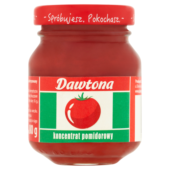 Pasta de tomate, Dawtona, Rosu, 80 g