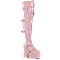Cizme dama, Pleaser, Piele, Roz, 38 EU