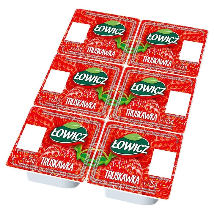 Dulceata de capsuni, Lowicz, 6 x 25g