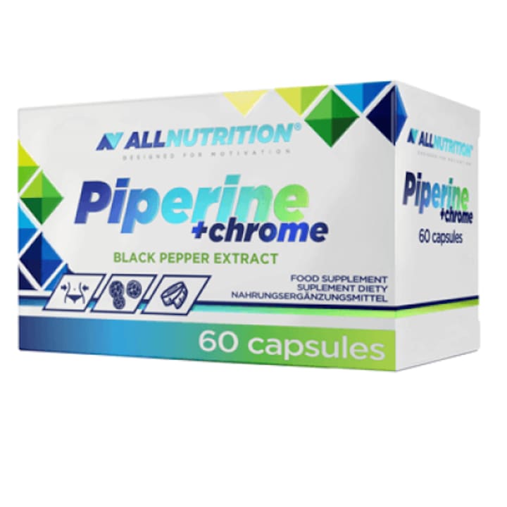 Хранителна добавка ALLNUTRITION Пиперин + Хром 60 капсули