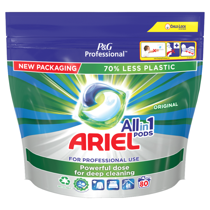 Ariel Professional All in 1 mosókapszula, 80 mosás