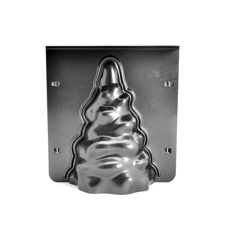 3D форма за торта, Birkmann, Метална, 750 мл, Сребърна