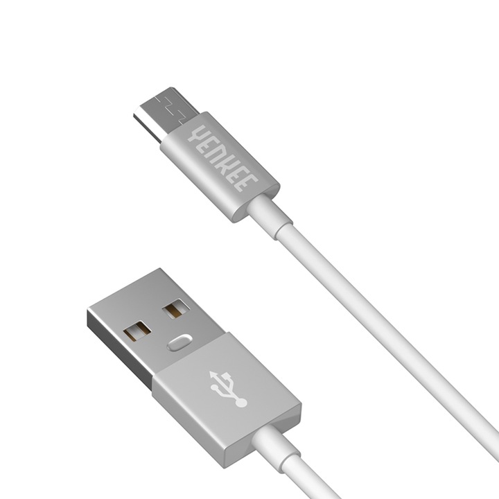 Кабел Yenkee, 221 WSR, USB-A Male към Micro USB-B Male, 1 m