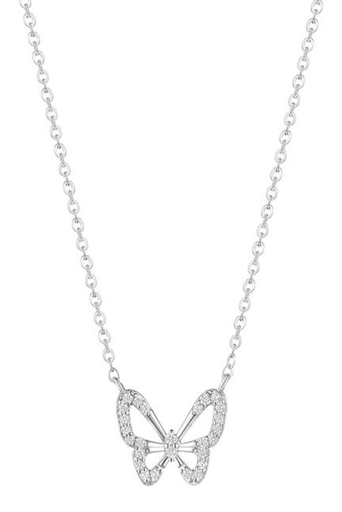 Colier fluture, Vaxiuja, Aliaj, Argintiu