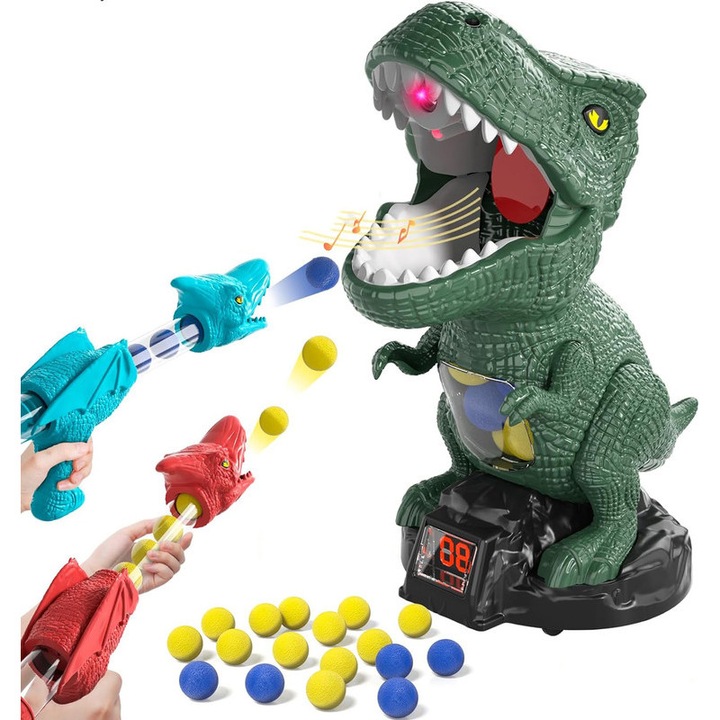 Dinoszaurusz játék, WALALLA, ABS, 3 év+, zöld