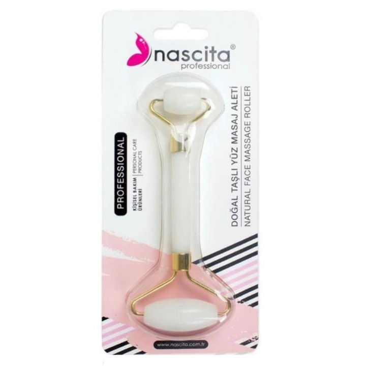 Rola Dubla pentru Masaj Facial din Piatra Naturala Nascita Professional