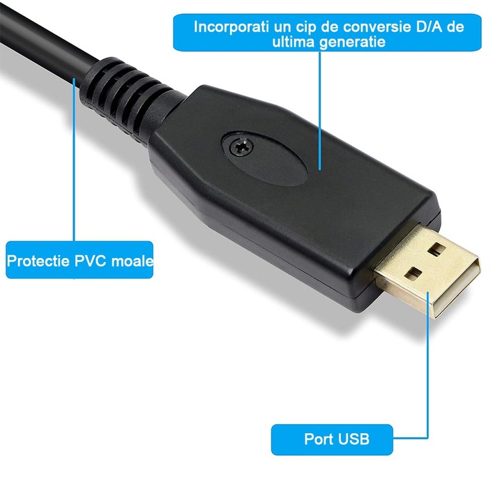 Gitárkábel, Pro Audio, Fekete