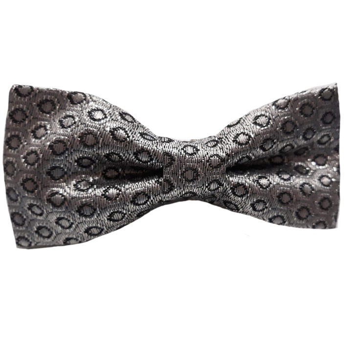 Папийонка за момче Mini Junior MJ2212G, Сива