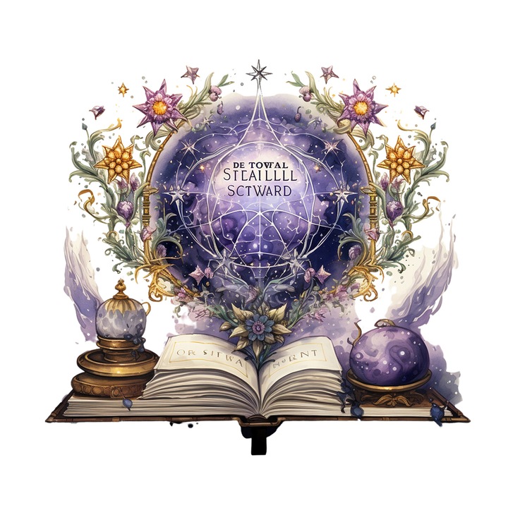 Set 5 bucati, Sticker decorativ, Globul magic, Rezistent la apa, NO13893, 6 cm, Multicolor