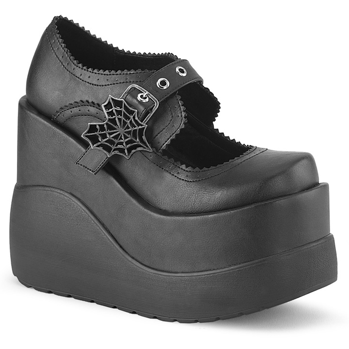 dama, Pleaser, Piele Negru, Negru