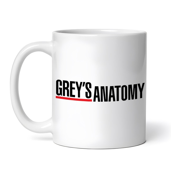 Kerámia bögre, Grays Anatomy Logo, NO10326, 330 ml, Többszínű