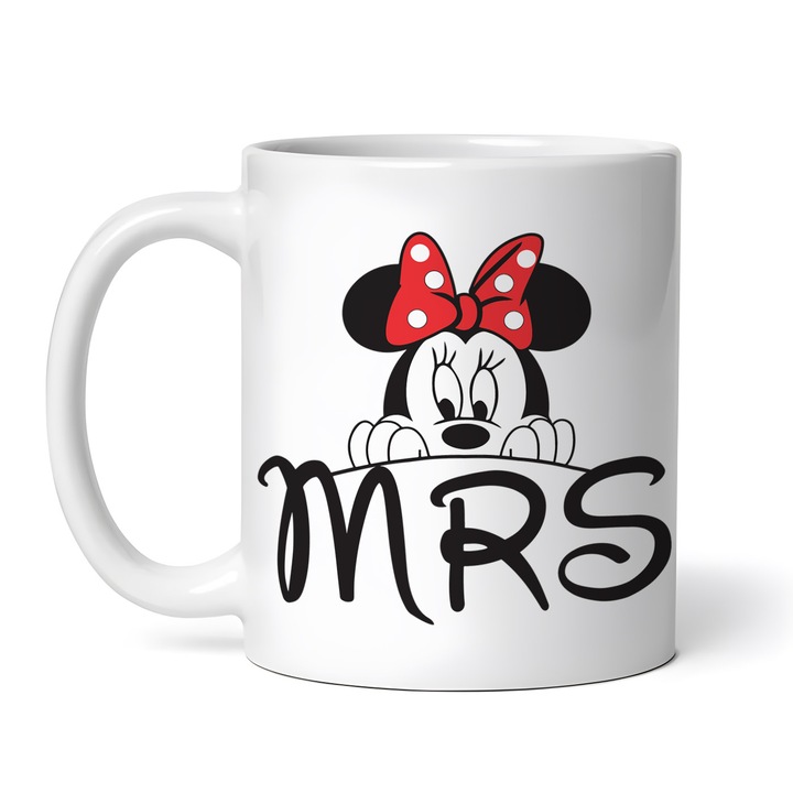 Керамична чаша, Mrs Mickey Mouse, NO2274, 330 ml, многоцветна