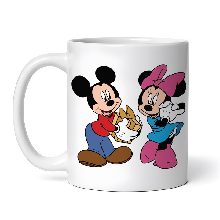 Керамична чаша, Mickey Mouse предлага специален подарък, NO10931, 330 мл, Многоцветен