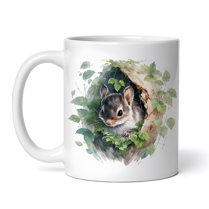 Керамична чаша, Baby mouse, NO3121, 330 ml, Многоцветна