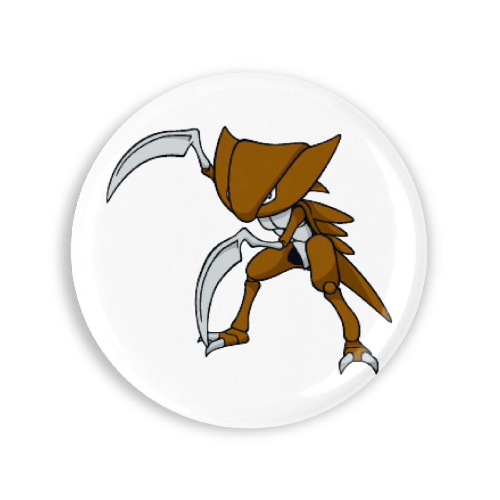 ぽ •*¨*•.¸♬︎ Set 4 insigne, Pokemon Kabutops, NO11407, Metal, 44 mm, Multicolor