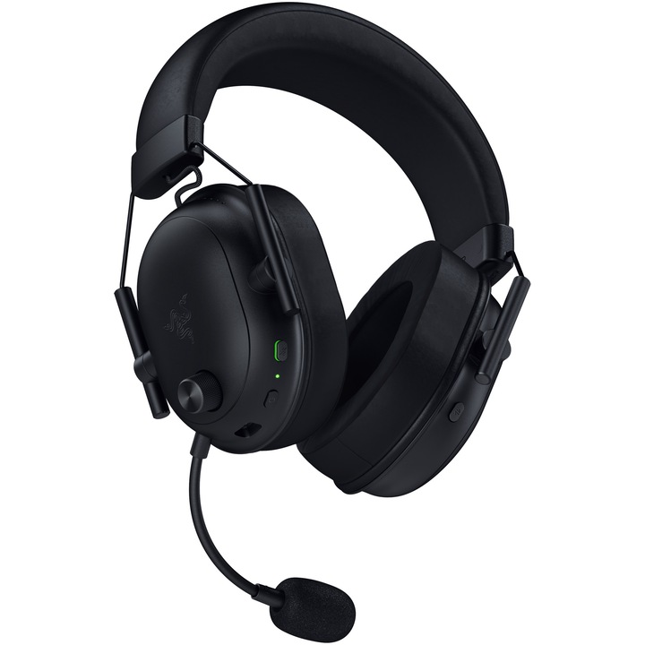 Слушалки Gaming Wireless Razer Blackshark V2 HyperSpeed, Surround 7.1, Чувствителност 100 dB, живот на батерията до 70 часа, пасивна шумоизолация, черен
