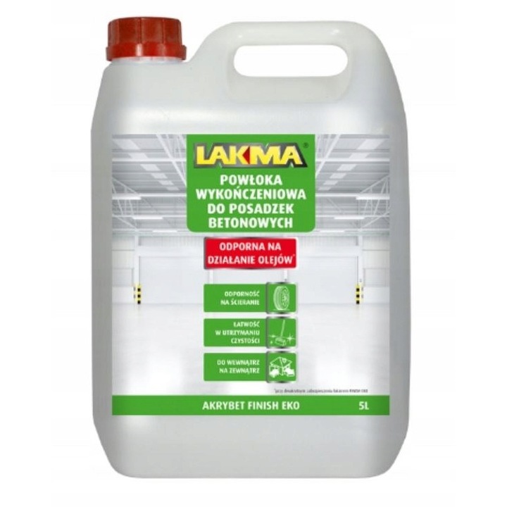 Lakk padlóra, AKRYBET FINISH EKO, LAKMA, 5 L